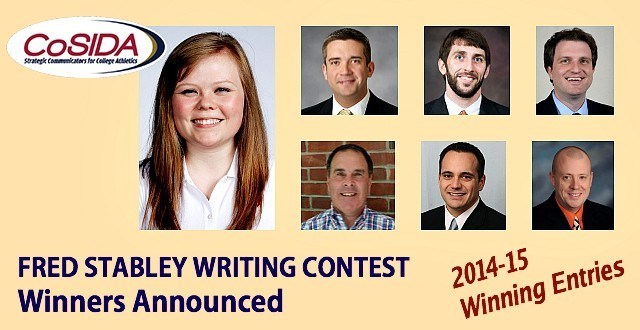 2014-15 CoSIDA Fred Stabley Sr. Writing Contest Results